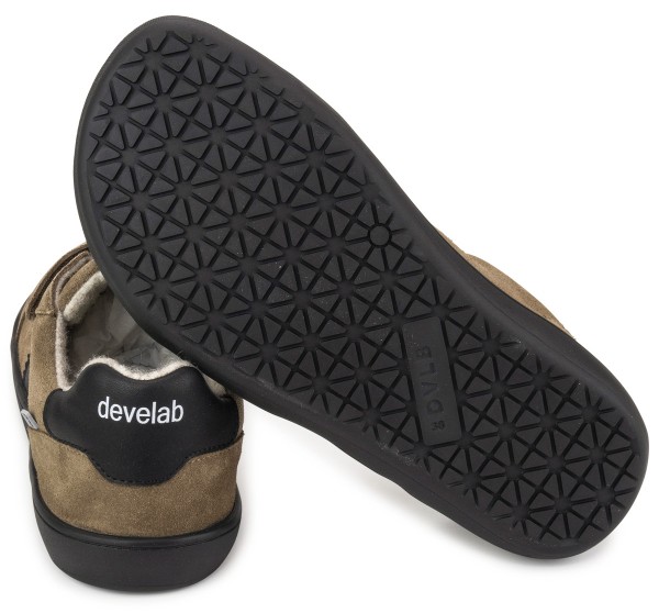 Develab ~ LowCut Klettschuh + TEX warm ~ Taupe