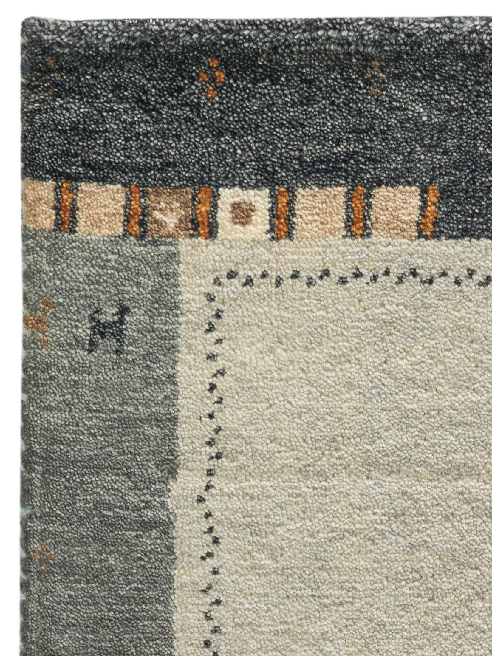 Odisha Gabbeh ca. 72 x 140 cm, Unikat / Einzelstück