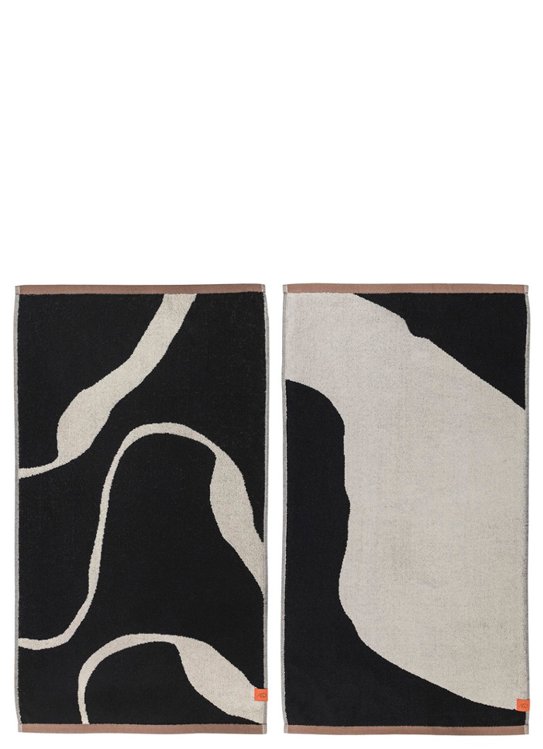 Prosop de baie Mette Ditmer Nova Arte - 500 g/m² - 90 x 50 cm - Set de 2