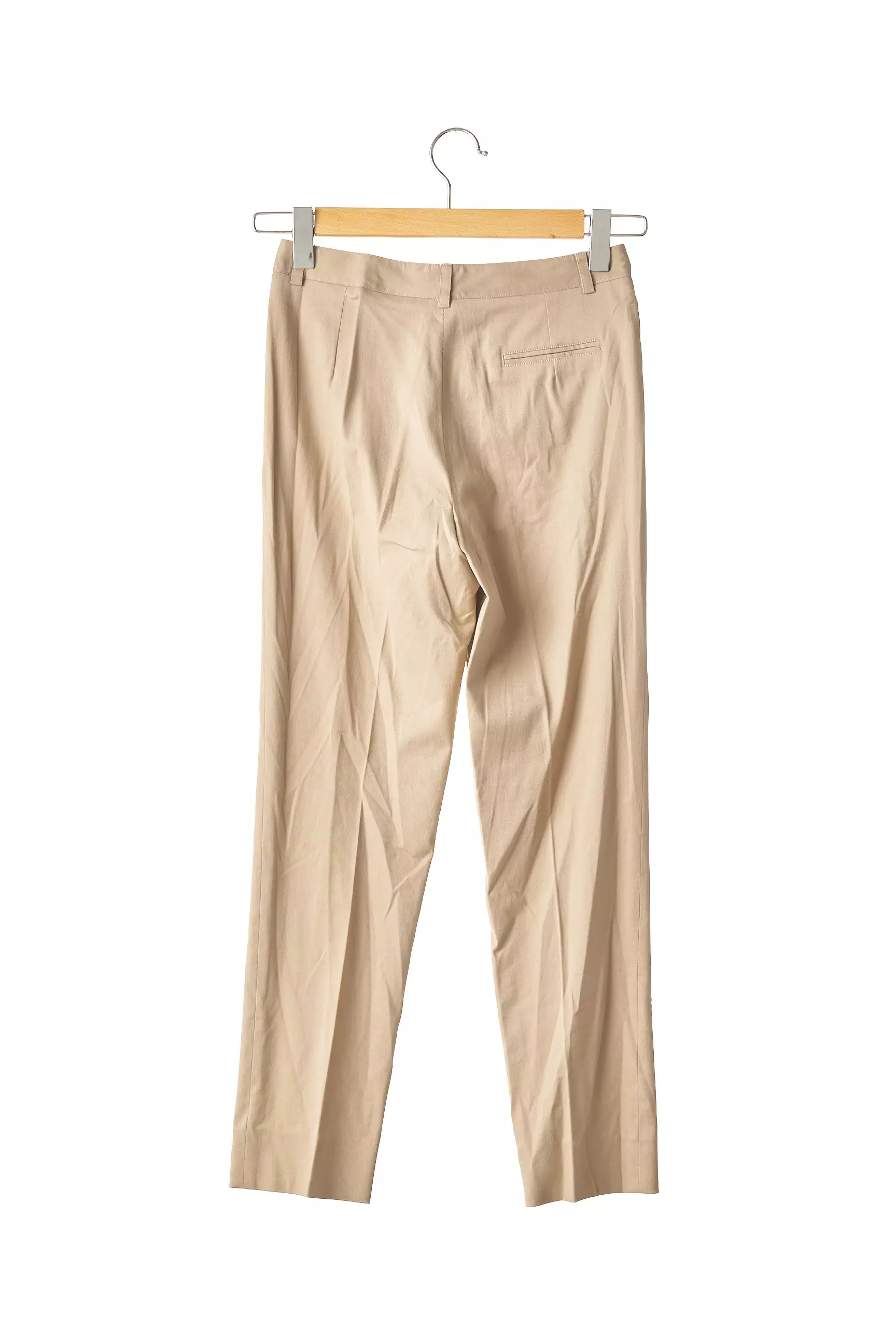 Bob Shop Pantalons Slim Femme couleur beige