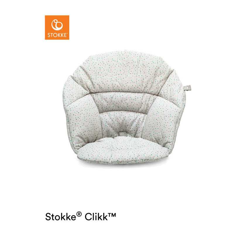 Coussin pour chaise haute Clikk gris Stokke