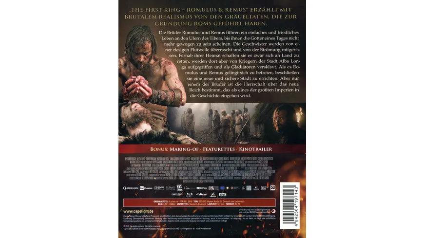 The First King - Romulus & Remus - SteelBook