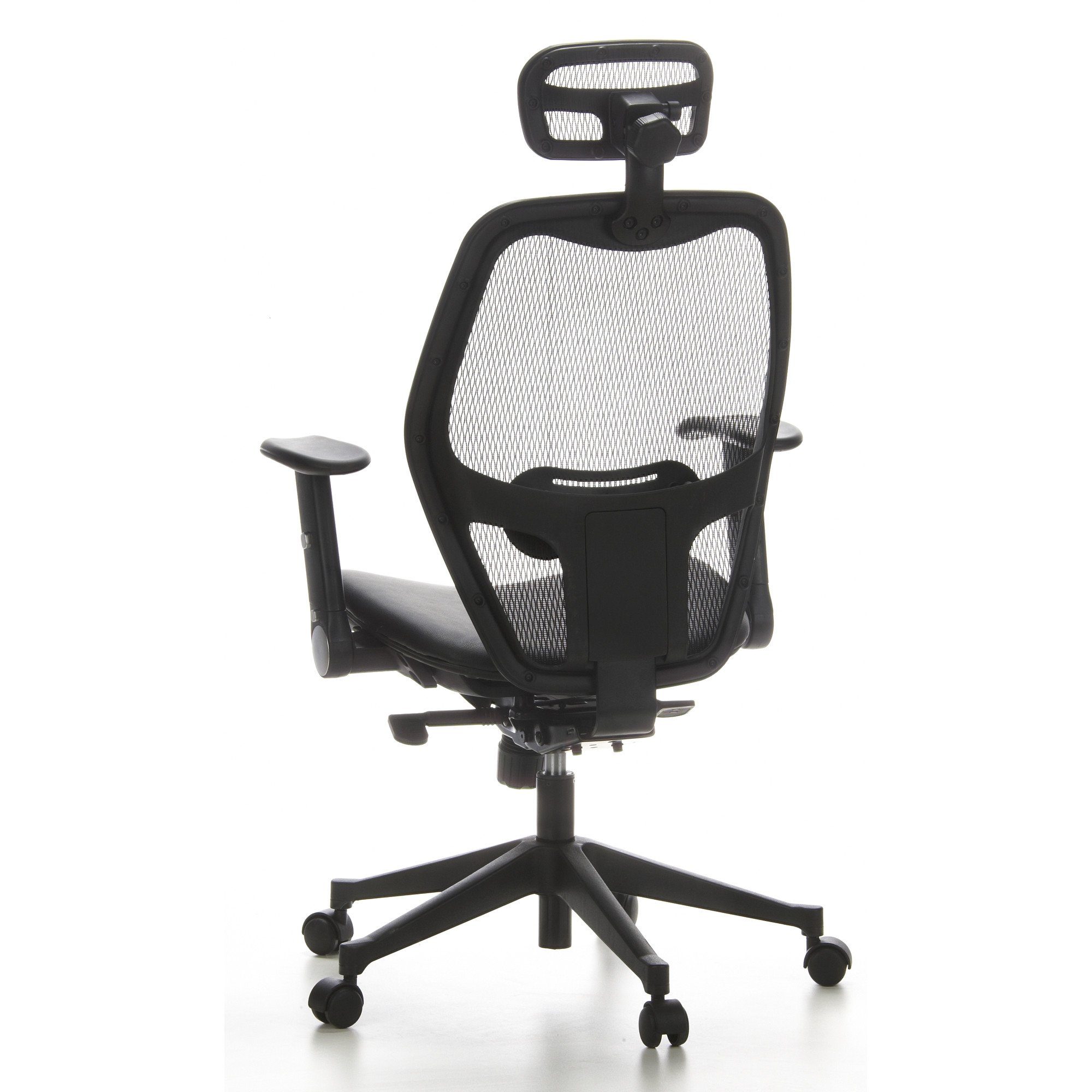 hjh OFFICE Drehstuhl Profi Bürostuhl AIR-PORT Netzstoff/Leder (1 St), Schreibtischstuhl ergonomisch