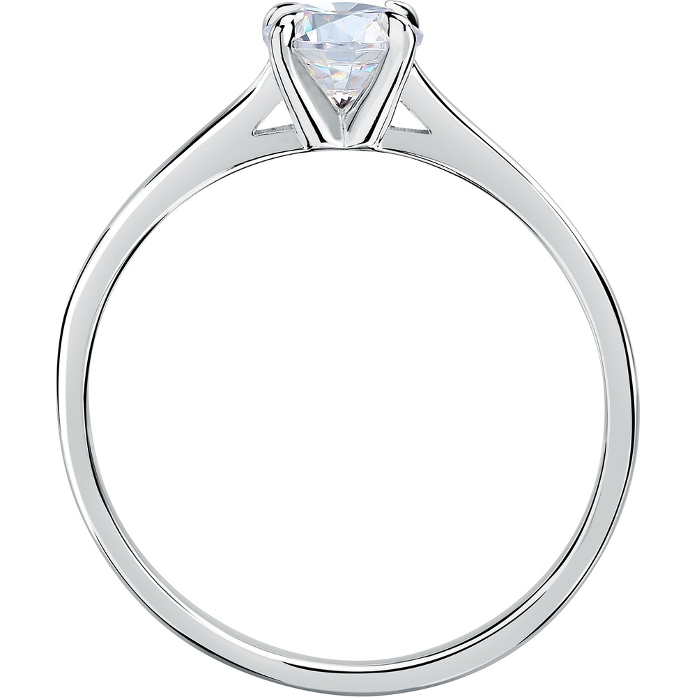 Live Diamond Bague pour femme 375 Or blanc recyclé or blanc Bague