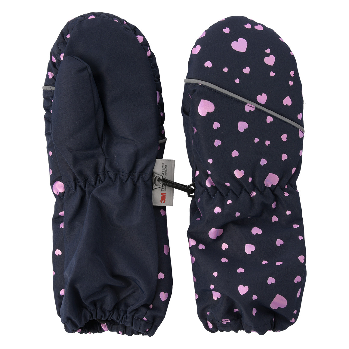 Baby Fäustlinge mit Herz-Allover