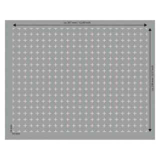 Feldherr Full-Size Raster-Schaumstoff 15 mm selbstklebend
