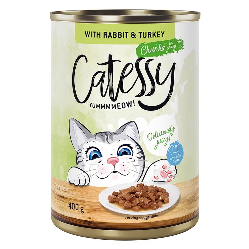 Sparpaket Catessy Häppchen in Sauce oder Gelee 24 x 400 g | bitiba