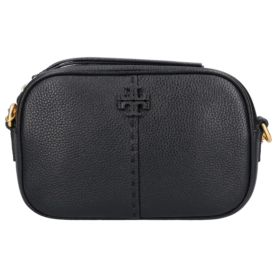 Tory Burch - Schultertasche MCGRAW CAMERA Kalbsleder - schwarz