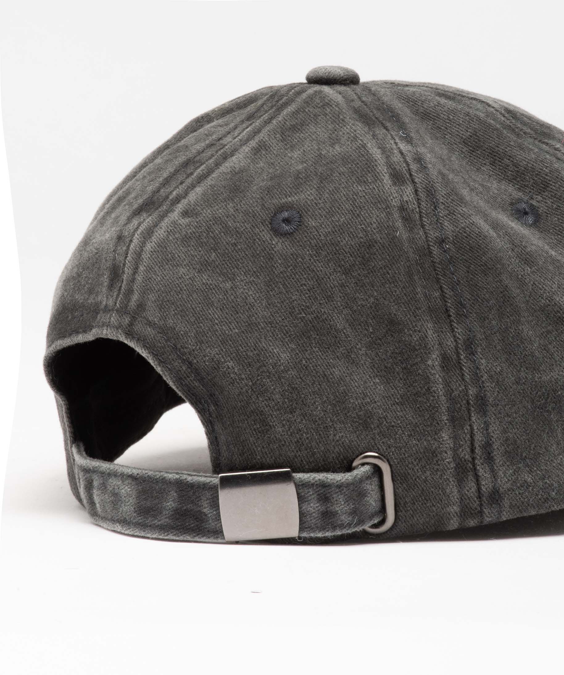 Casquette homme en coton ajustable gris | GEMO
