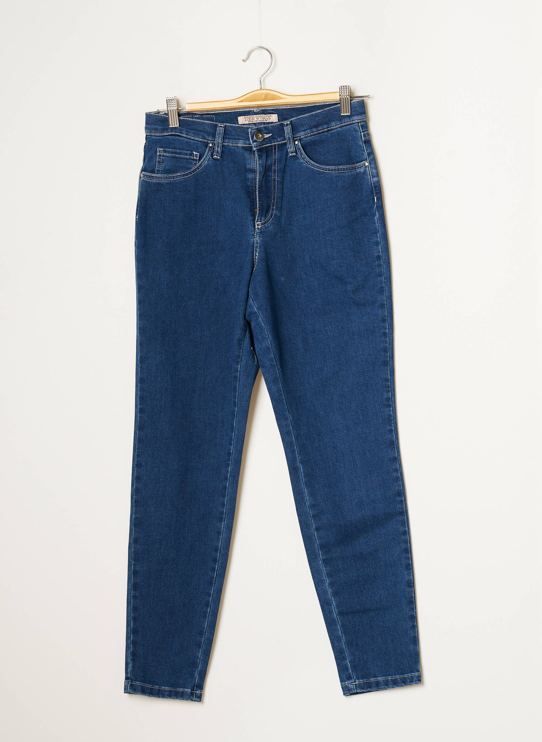 Lcdn Jeans Coupe Slim Femme couleur bleu