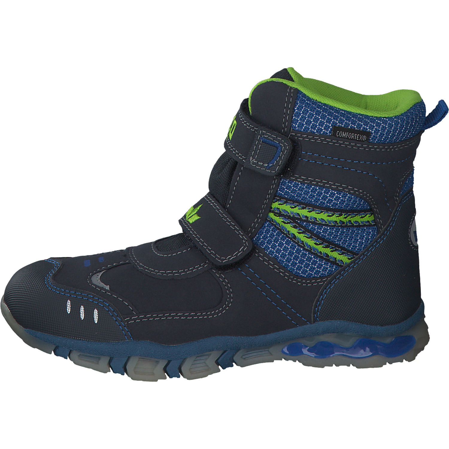 Geka Chill V Blinky, Stiefel (Kinder), Kinder, marine/blau/lemon