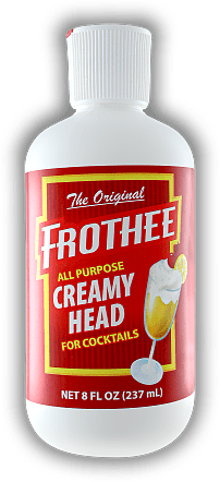 Frothee Cream Head Eiweißersatz 237 ml Frothee Cream Head Eiweißersatz 237 ml Eiweißloser Schaumbilder. 0,237	 Liter