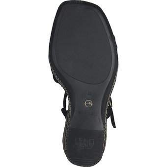 Tamaris Keilsandale in schwarz