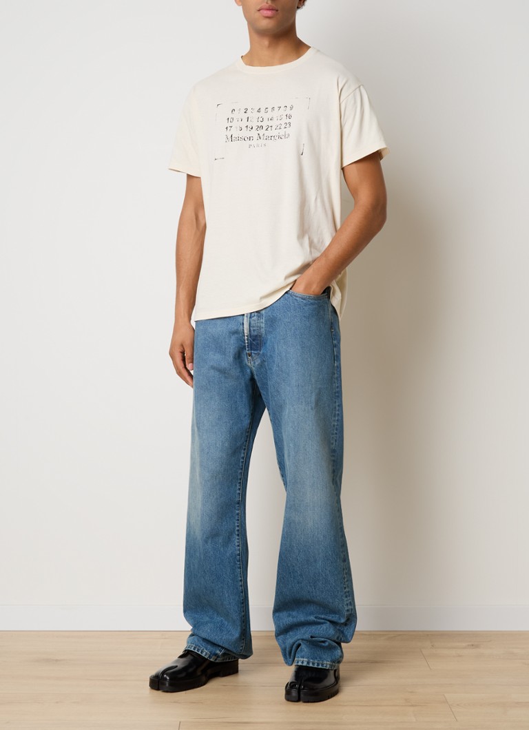 Maison Margiela -t-paita logopainatuksella