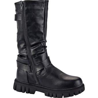 Barbarella Langschaftstiefel in schwarz