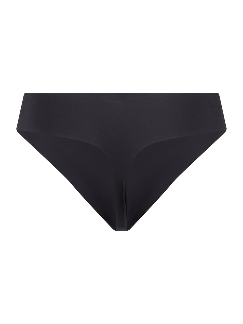 String aus Mikrofaser in schwarz