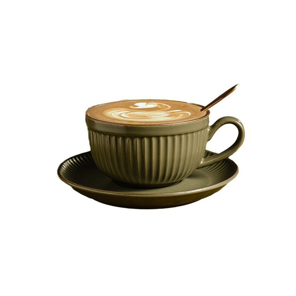 Zimtky Tassenwärmer Keramikkaffeetasse Nachmittag Tee Tasse Hotel Cafe Retro Latte Tasse