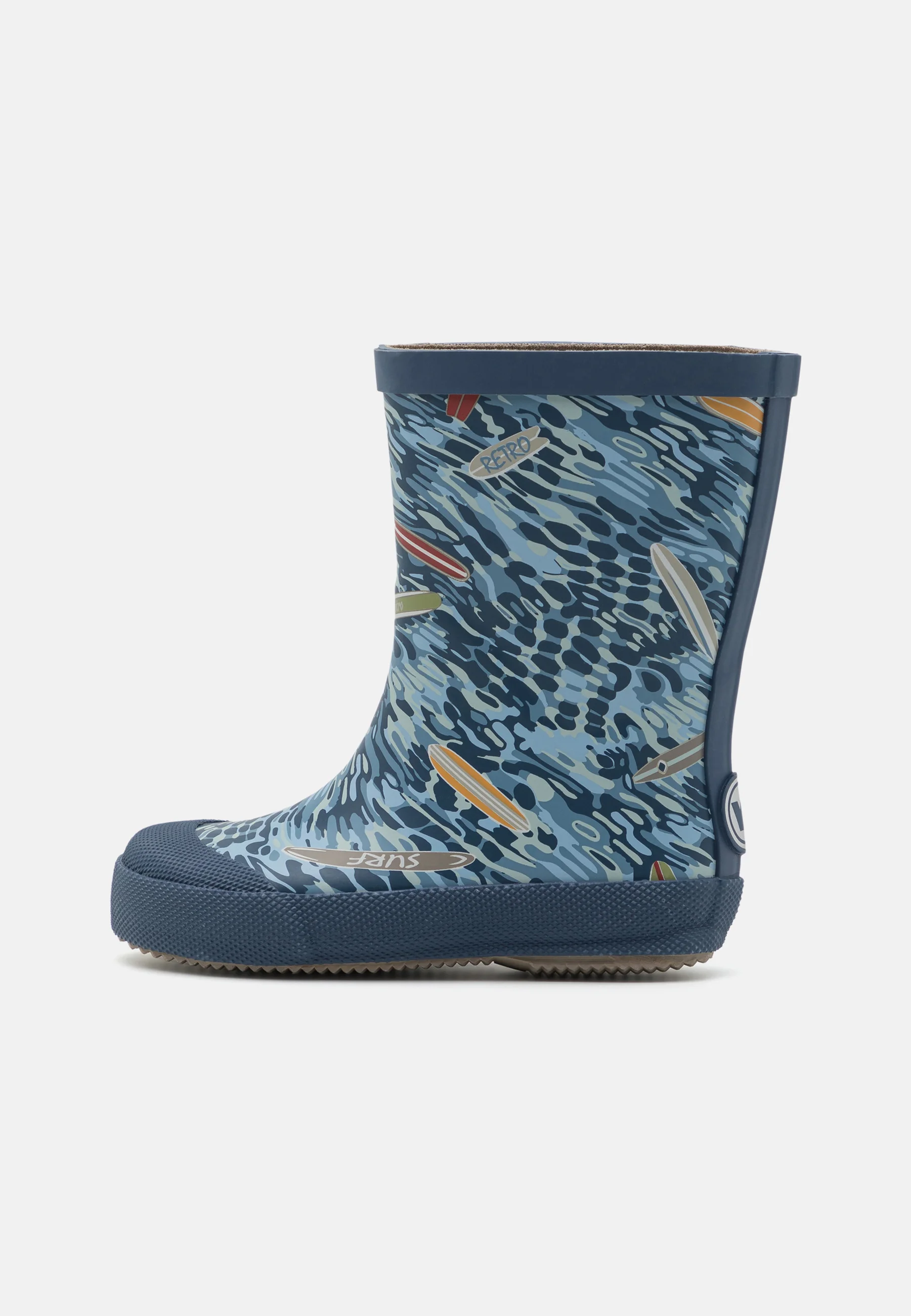 Botas de goma con estampado de trigo y barro unisex - Botas de goma
