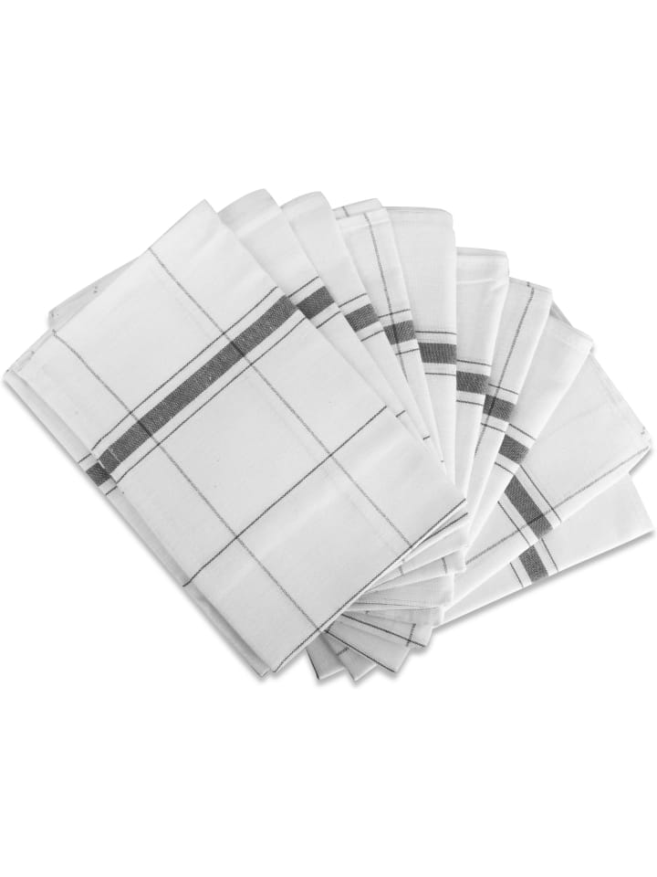 Aspero 10 Geschirrtücher Profi Wipe in Grau günstig kaufen 75 x 60 cm