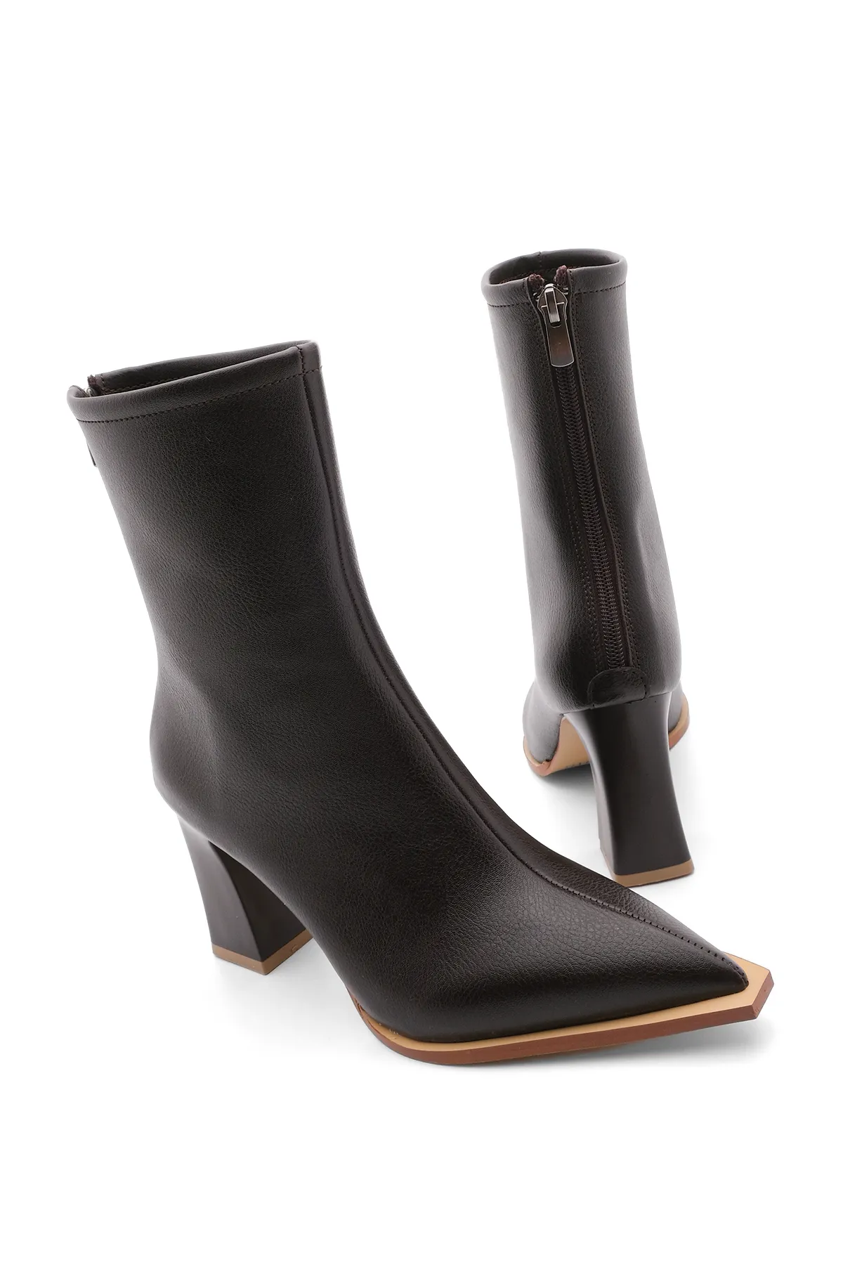 Marjin  Stiefelette - Braun - Blockabsatz
