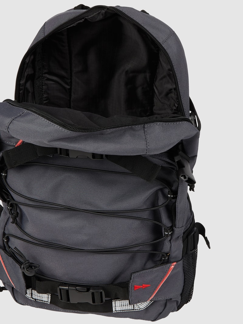 Rucksack mit Label-Details Modell 'LOUIS' in anthrazit