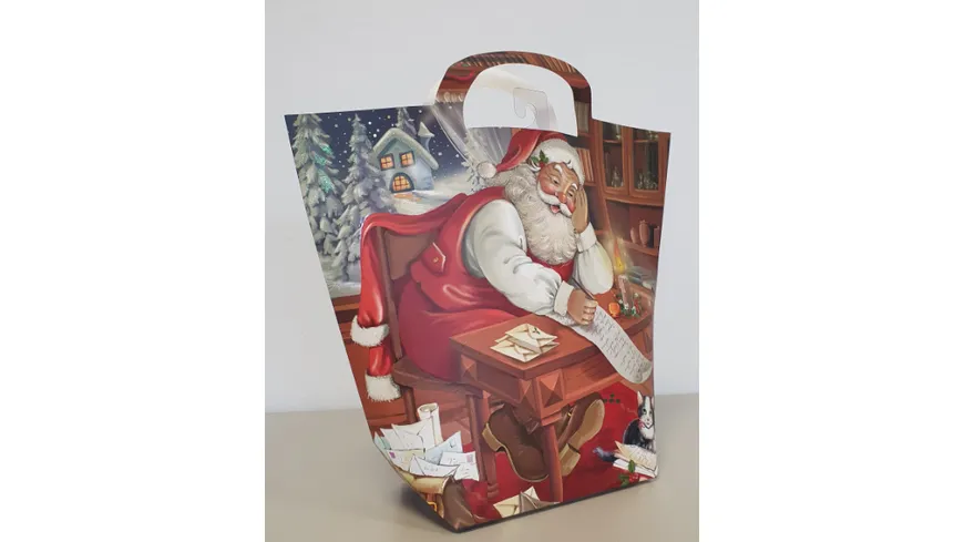 Henkeltasche Santa gross 25x30x10cm