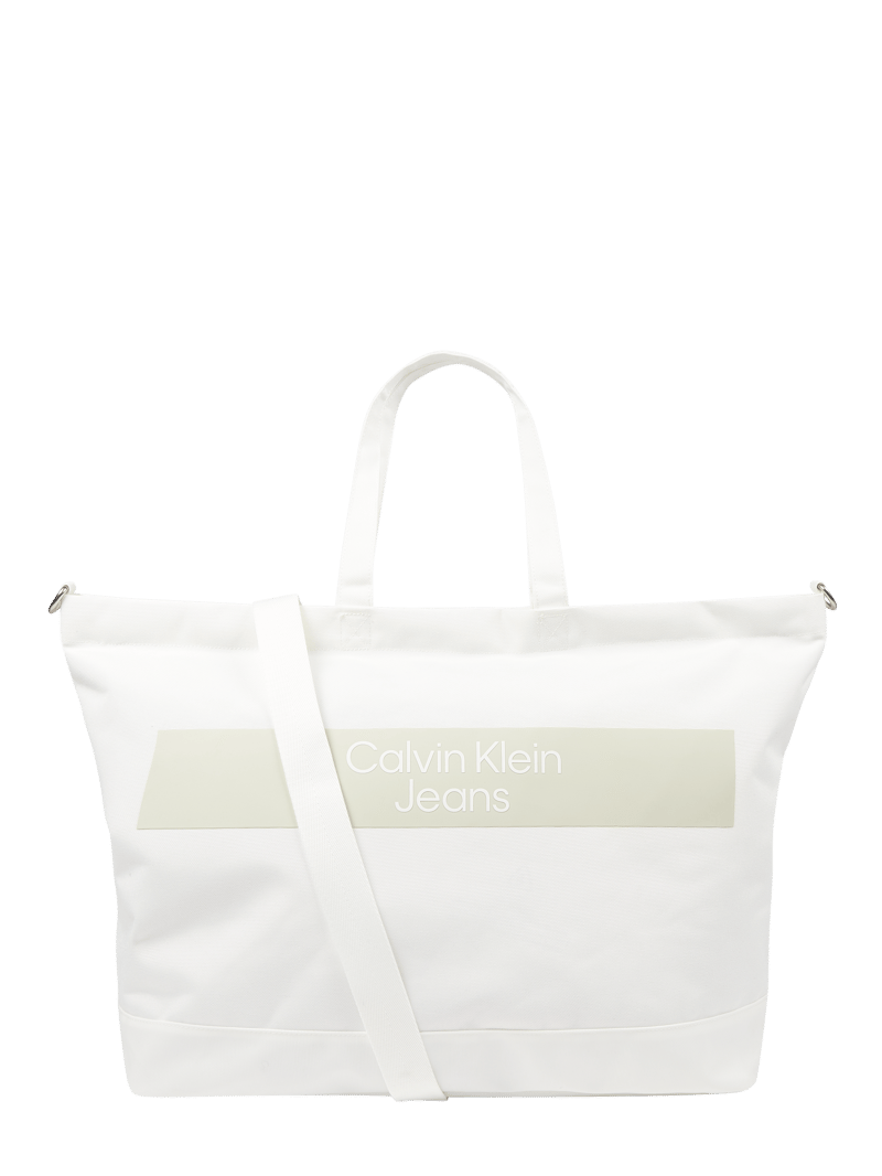 Shopper mit Logo  in weiß