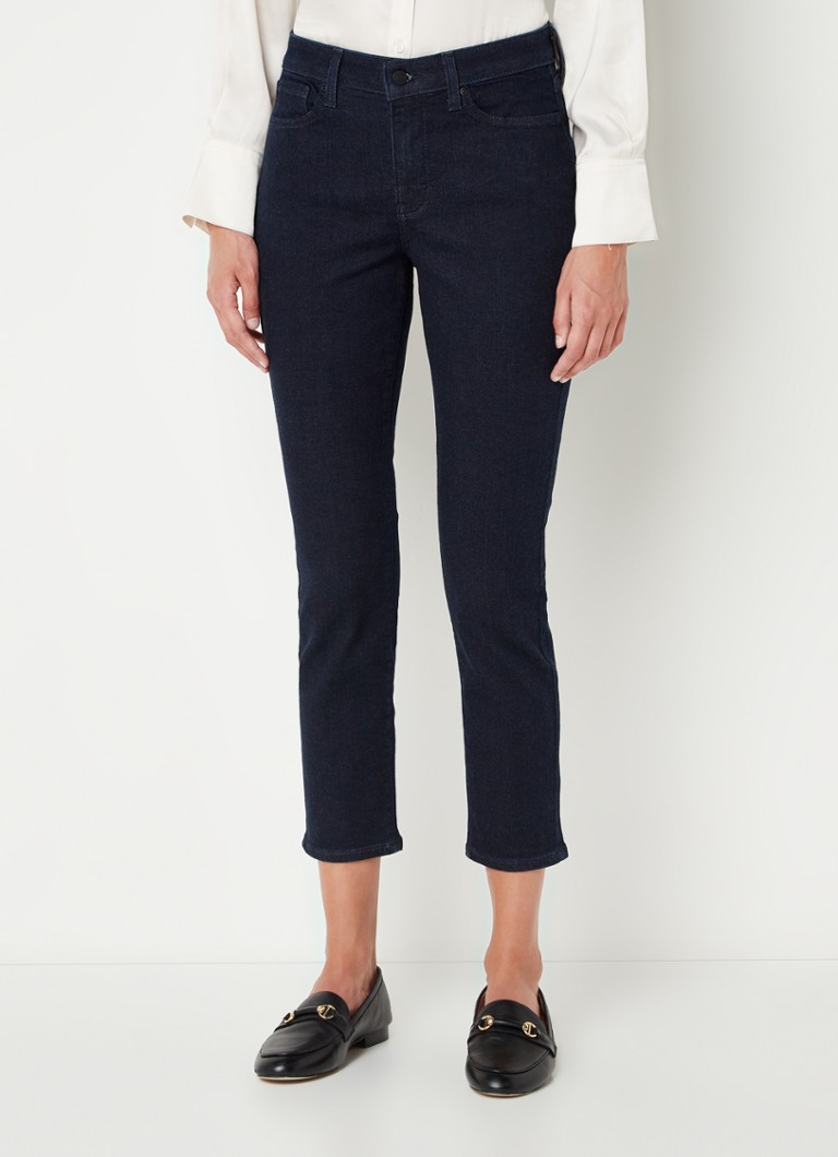 Blugi skinny NYDJ Alina, talie medie, albastru închis