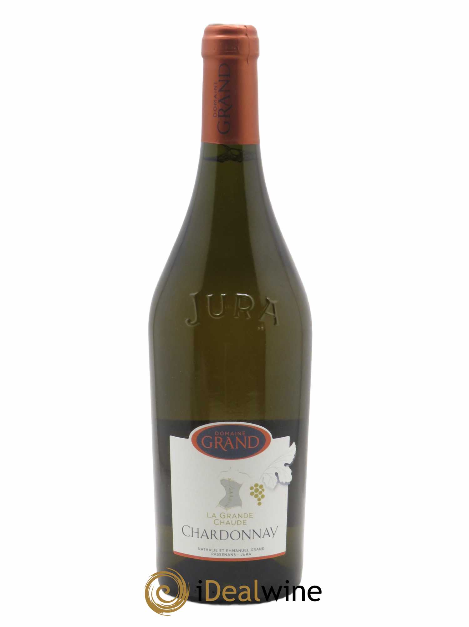 Côtes du Jura Chardonnay La Grande Chaude Domaine Grand  2020 - Lot de 1 Bouteille