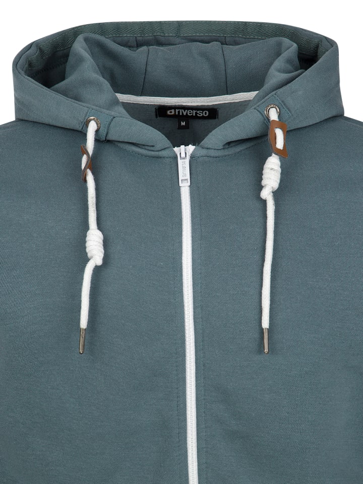 riverso  Sweatjacke RIVThilo in Petrol günstig kaufen