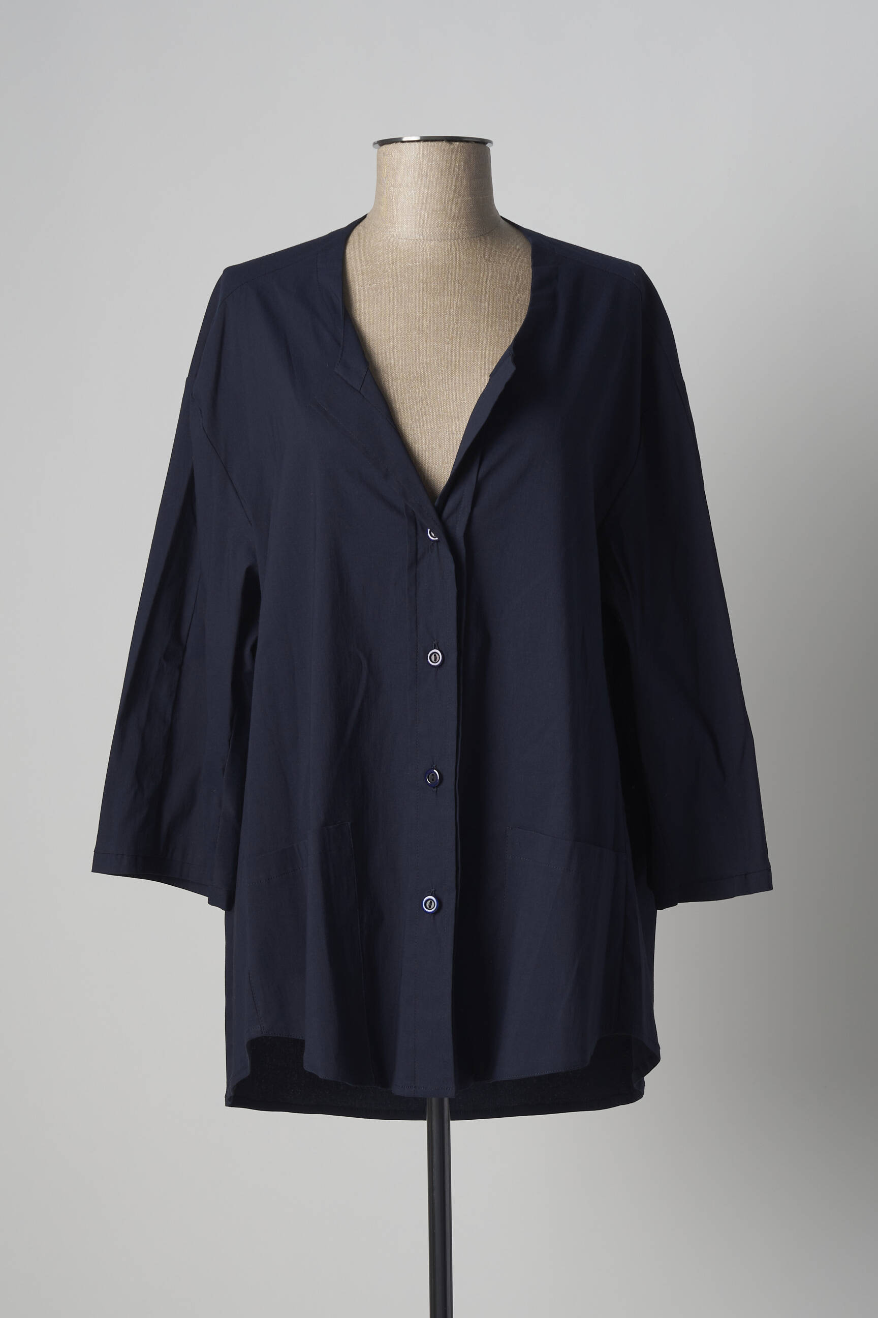 Franck Anna Tuniquemanchelongue Femme couleur bleu