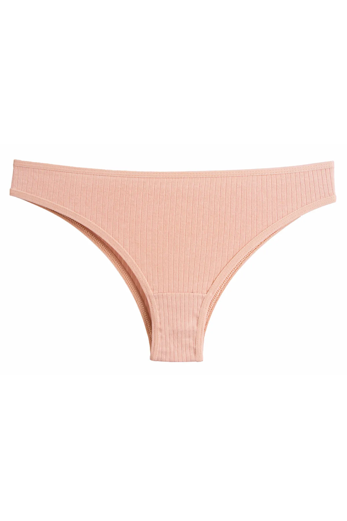 Nicoletta  Damenhöschen Brazillian 5er-Pack Lycra-Unterhemd aus gerippter Baumwolle MIXCOLOR