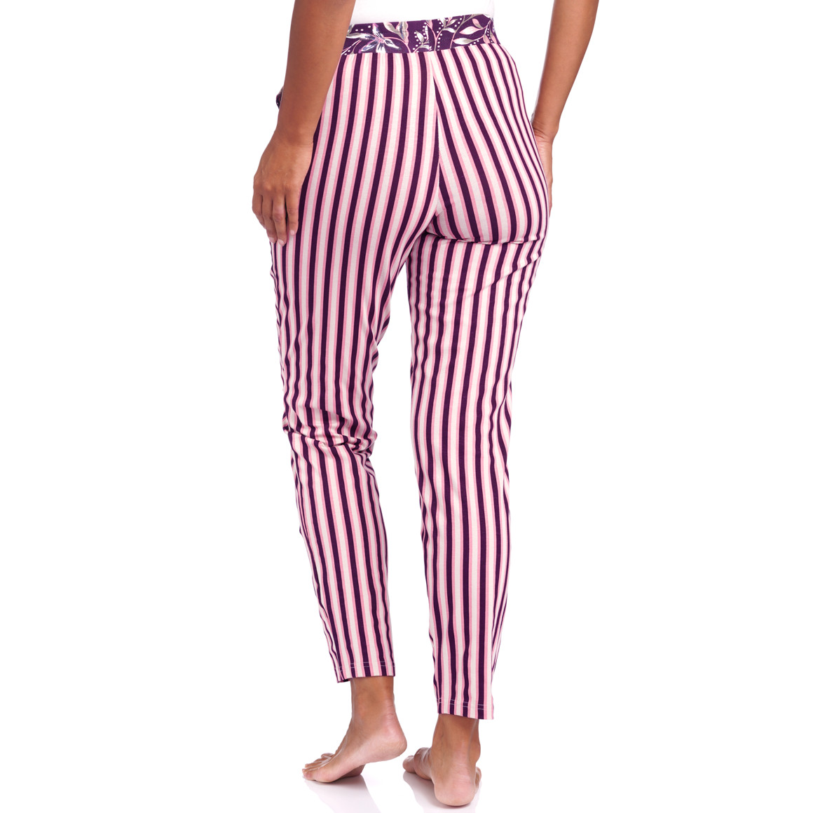 Damen Schlafhose mit Streifen
