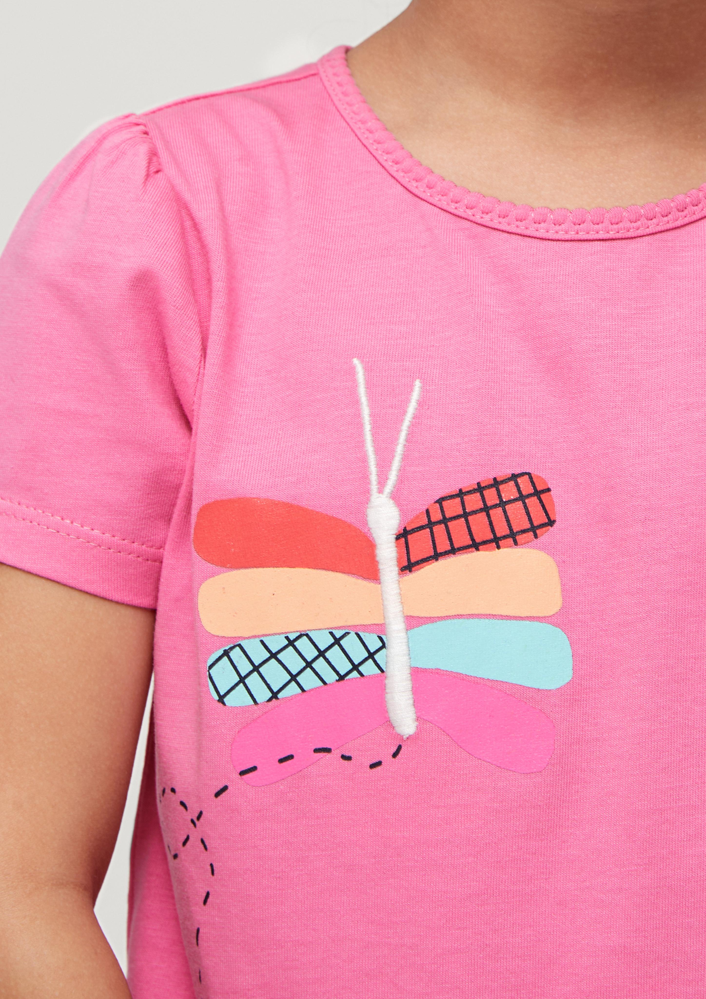 T-Shirt mit Glitzerprint  2130415-4419