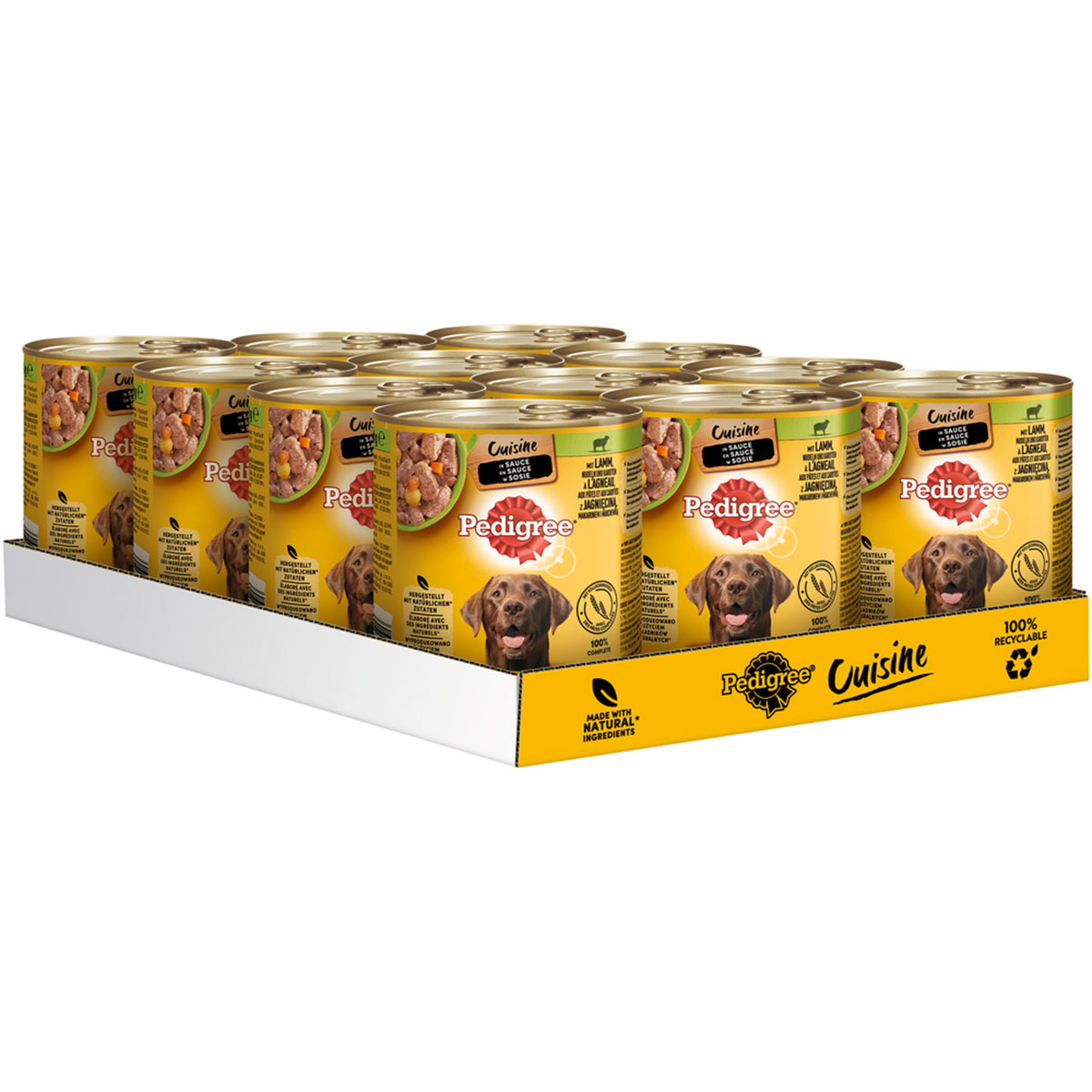 PEDIGREE Cuisine Sauce Lamm, Nudeln & Karotten bei ZooRoyal