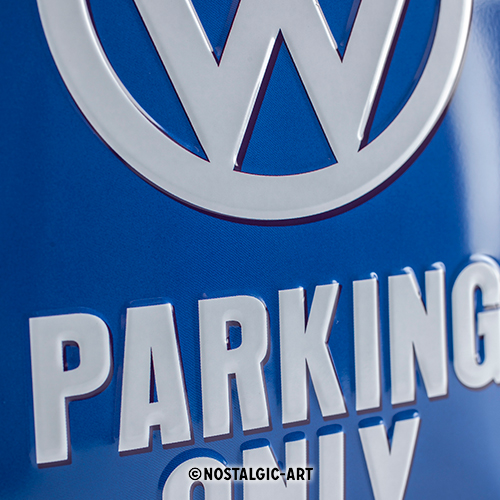 Nostalgic Art Retro Blechschild 15x20cm, Motiv "VW Parking Only", 1 Stück - ATU