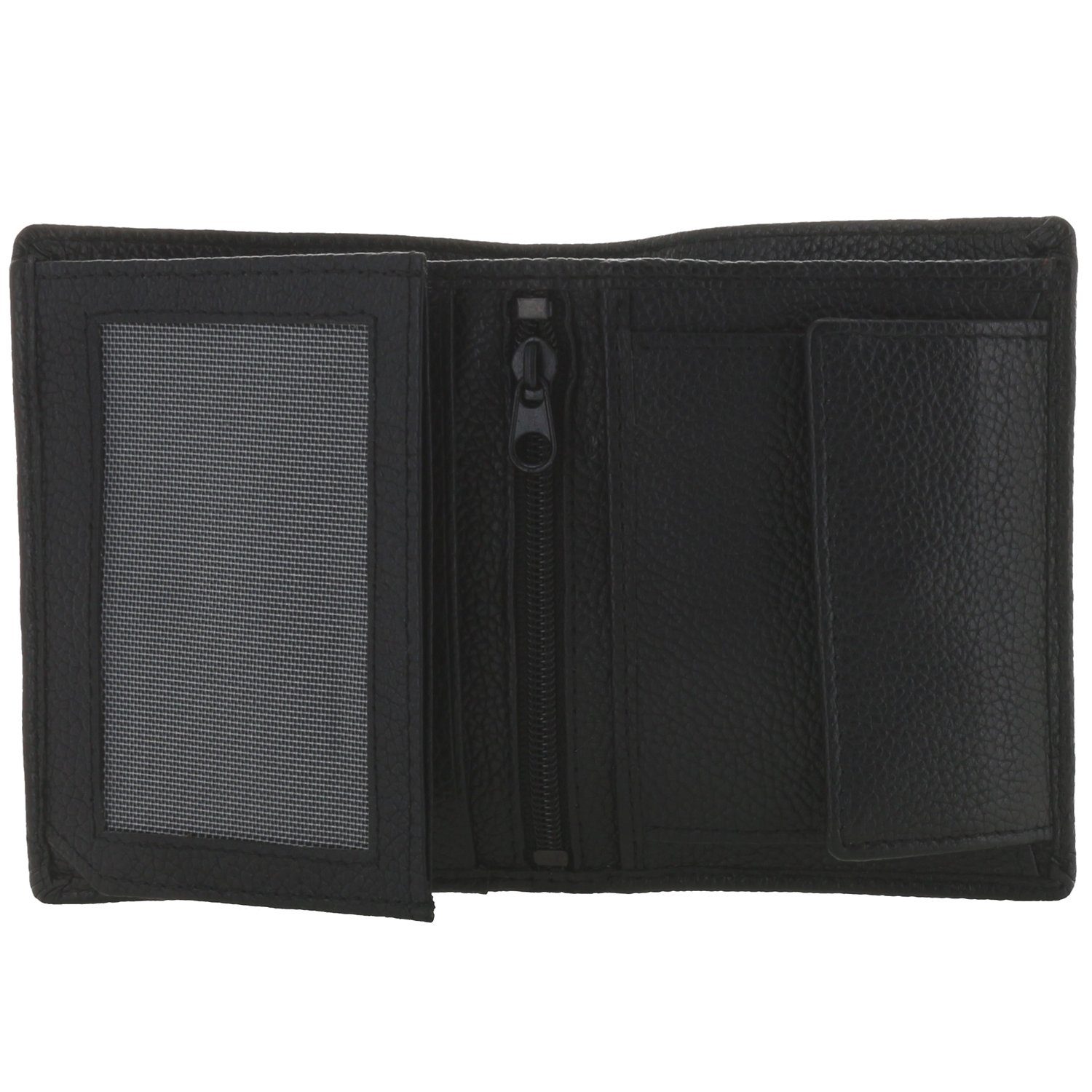 XiRRiX Mini Geldbörse XiRRiX Portemonnaie Damen klein - Herren Brieftasche mini aus Leder, Klein, Hochformat