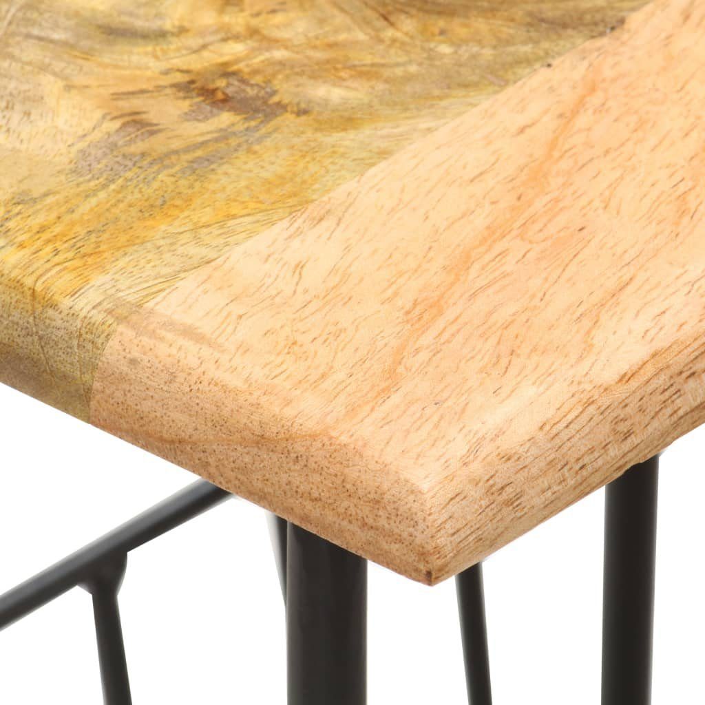 vidaXL Zeitungsständer Zeitschriftenständer 40 x 30 x 50 cm Massivholz Mango und Stahl