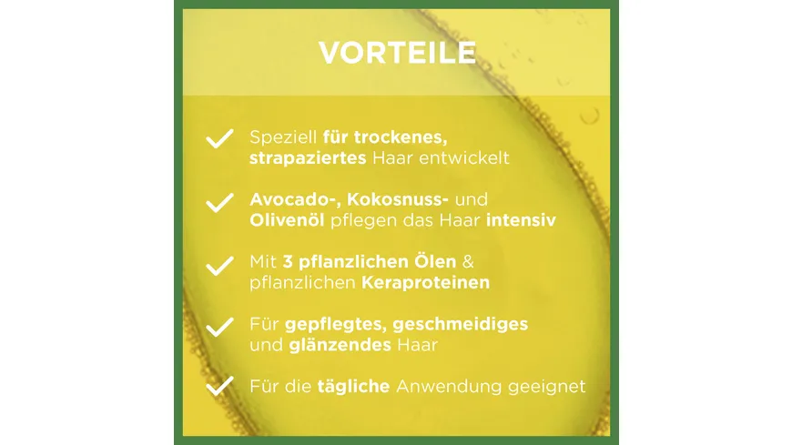 Garnier Fructis Oil Repair 3 Duo-Effekt Pflege für trockenes + strapaziertes Haar 150 ml