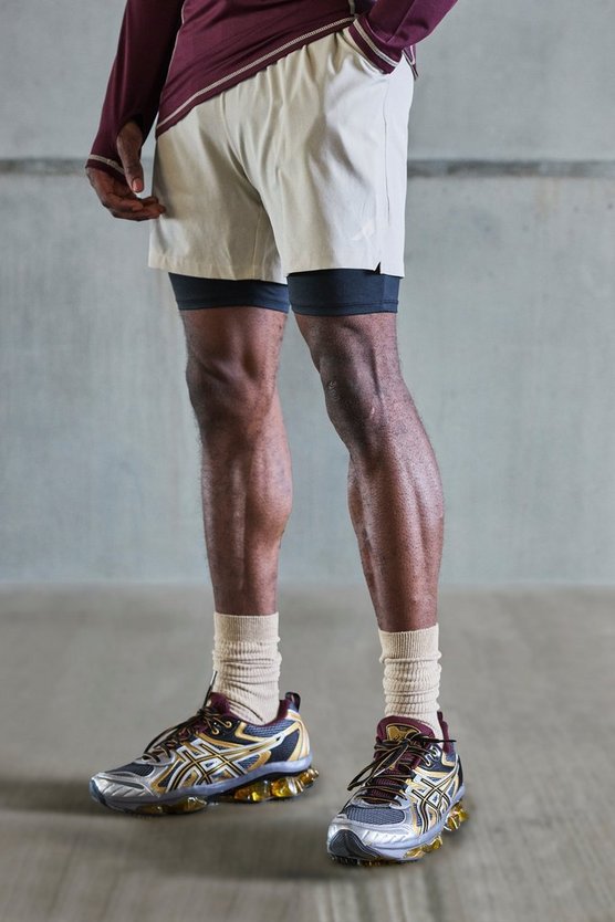 Active matte Poly 2-in-1 Shorts