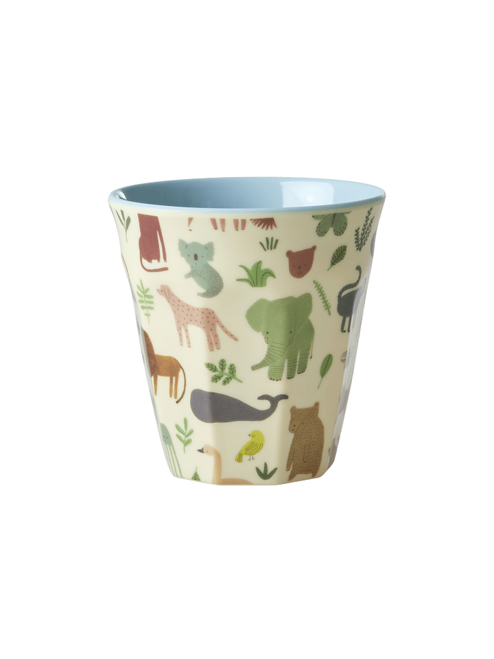 Rice Melaminbecher Sweet Jungle Print in dusty blue günstig kaufen