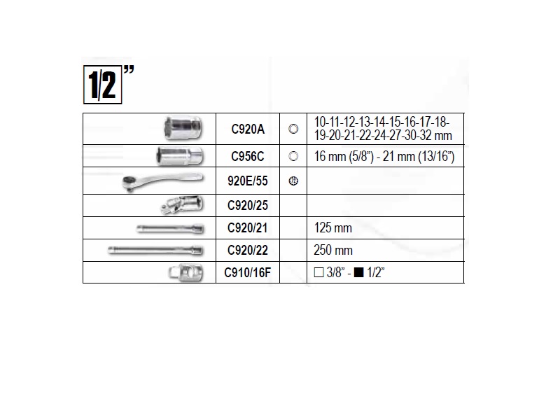 Beta 020476008 2047E/C108 Gereedschapskoffer 108-Delig 1/4