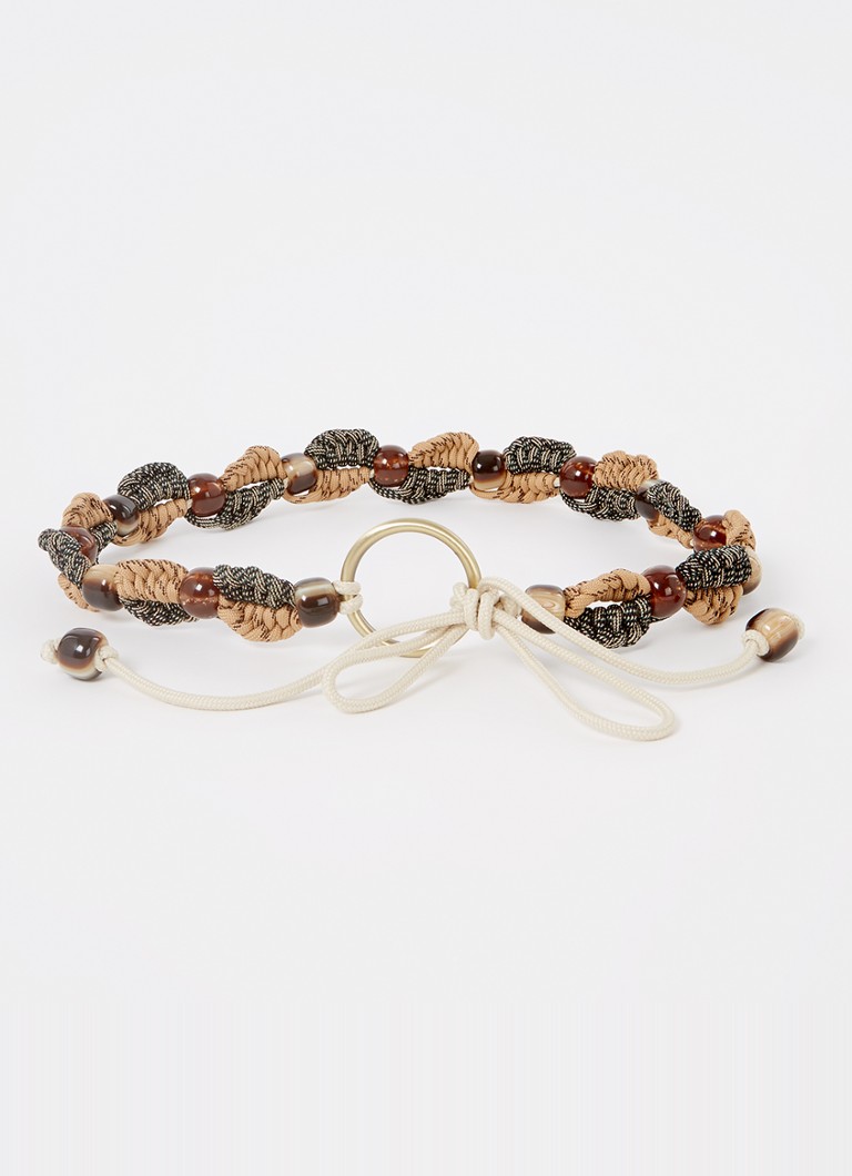 Sessùn Arlo link belt with bead decoration