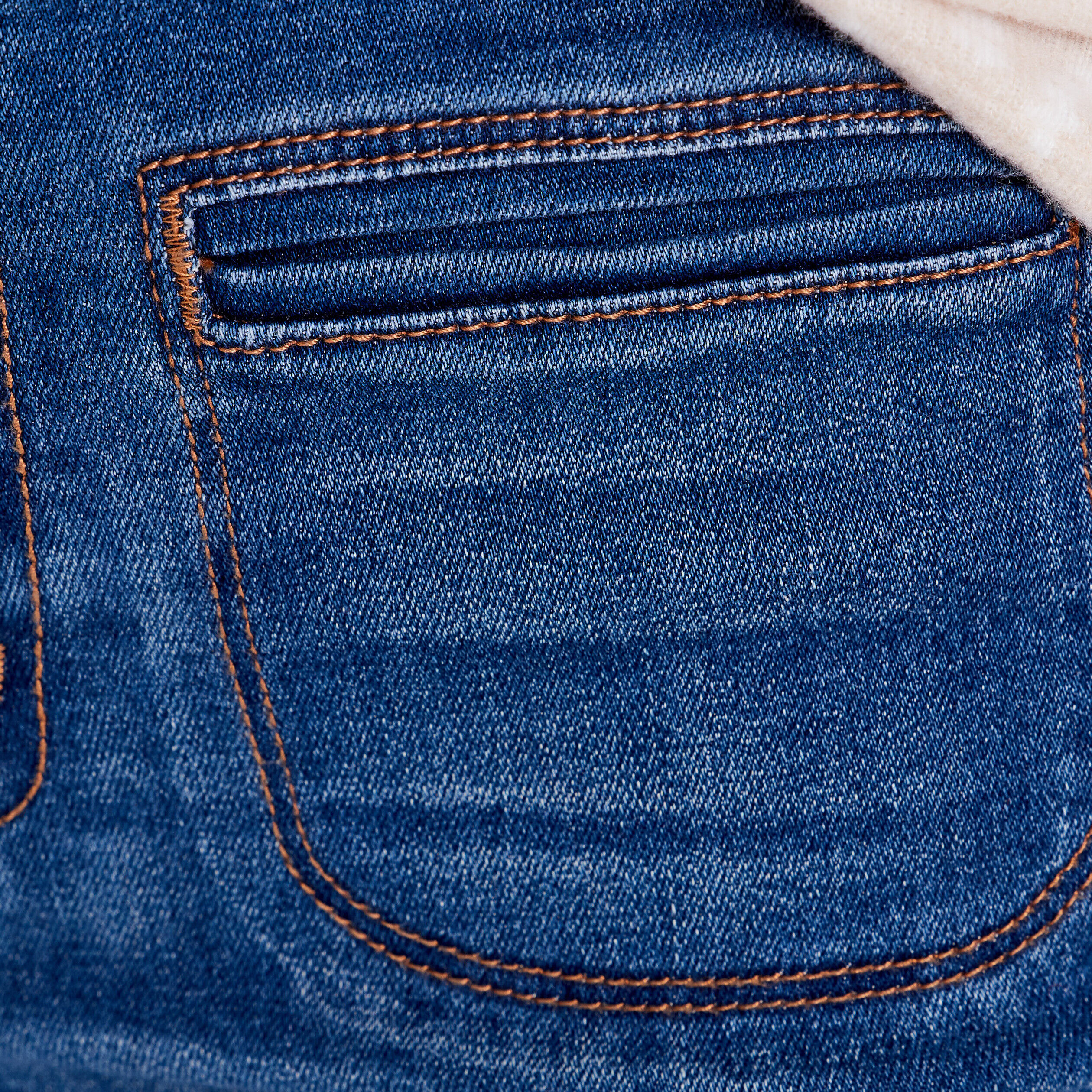 Pantacourt slim en jeans denim double stone femme | Cache Cache