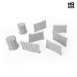 HQ Resin - Wicker Fence Set