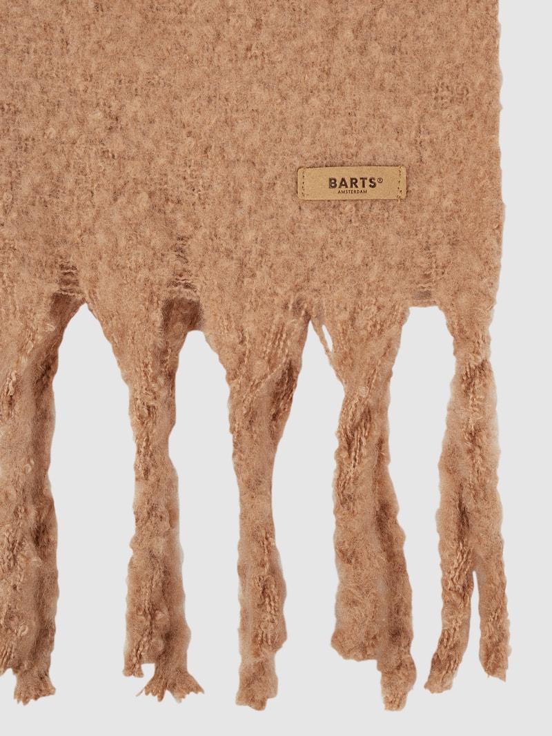 Schal mit Fransen Modell 'Fyone' in beige