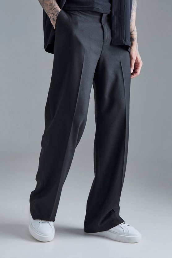 Tall gerade Hose mit Seitenstreifen