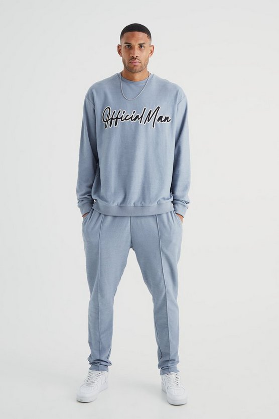 Tall Oversize Sweatshirt-Trainingsanzug