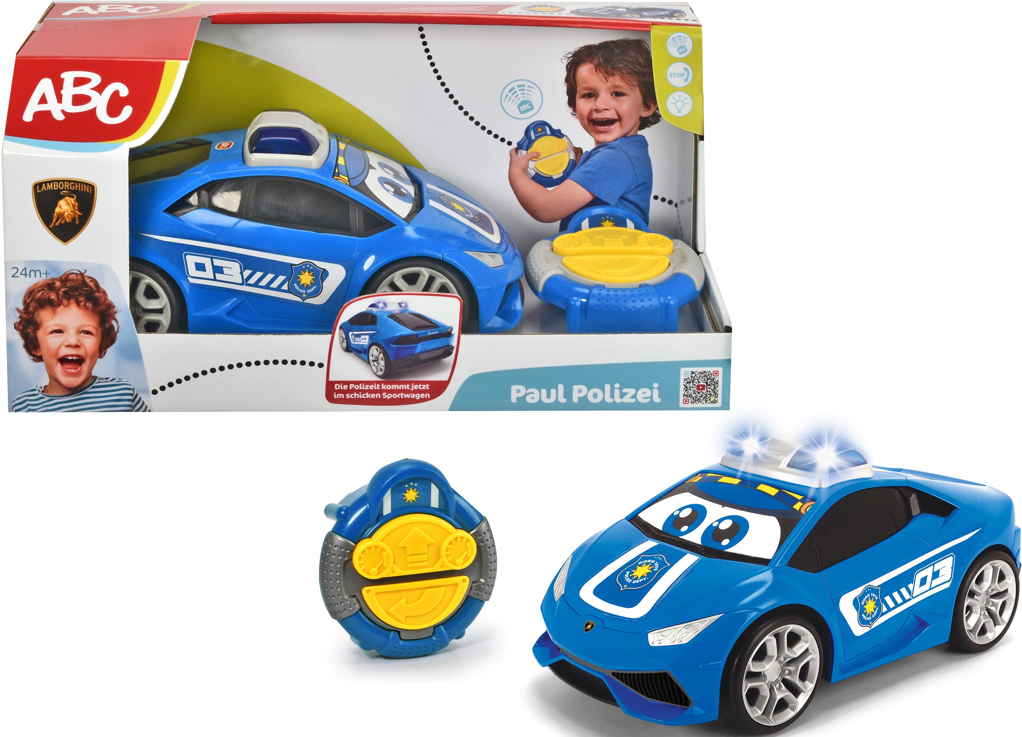ABC RC-Auto Paul Polizei IRC, mit Licht
