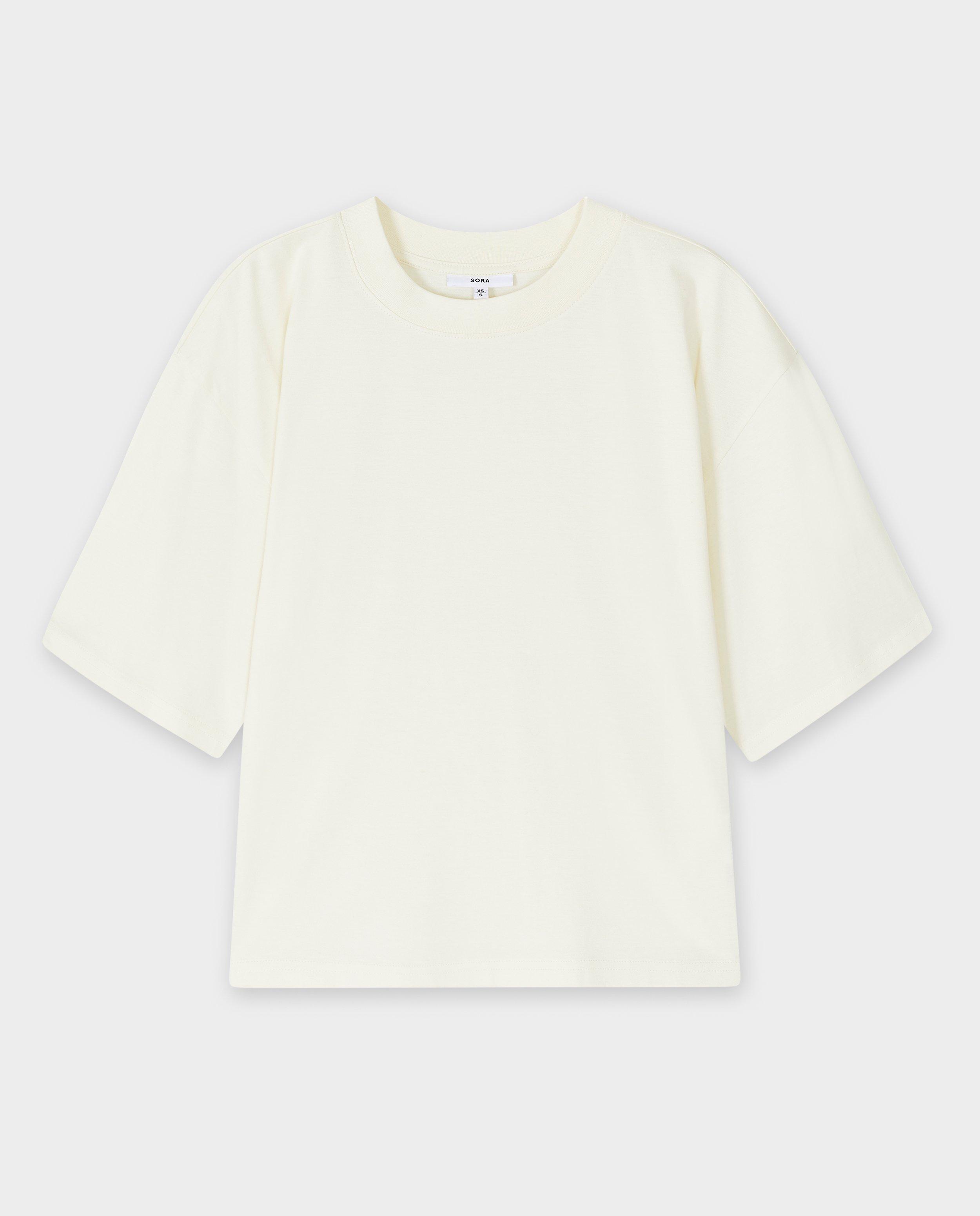 Tricou Sora Offwhite cu